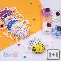 별과모래 [별과모래] 봄가을용 마스크 1+1 /유아용/고급선물포장, 헬로팬더(유아용)/스윗스타(유아용)