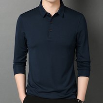 라라티와이 남성용 맨즈룩 긴팔 카라넥 부드러운 티셔츠