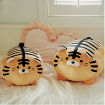 BUZZLE 얼룩말 호랑이 돼지 인형 쿠션 3종 35-45cm, 2번, 45cm