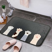 선물용 러그 귀여운 디자인 발러그 홈인테리어 소품, UR 19_파스텔