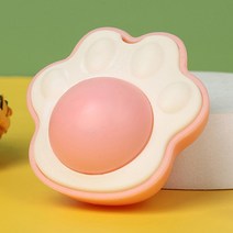 자연 개박하 장난감 360 회전 고양이 모양 공재사용 가능한 사탕 스낵 금니 치약 액세서리, 06 Catnip Pink Paw