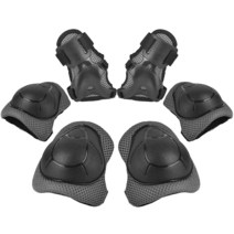 아동/청소년 무릎 패드 팔꿈치 손목 가드 보호 장비 세트 롤러 스케이트 사이클링 자전거 스케이트보드 인라인 스케이팅 스쿠터 라이딩 스포츠용 다양한 스포츠 야외 활동에, Small_01-Black/Grey, 01-Black/Grey