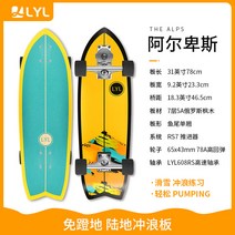 성인 LYL 육지 yow 돌진 판미끄러운 Slide 서핑보드, T12-31inch RS7아르세우스 BC주