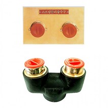 2구 매립형 100A 송수구, 연결송수관