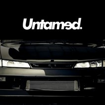 Untamed 튜닝문구스티커 데칼 라인스티커 차량용 인테리어 앞유리스티커, 골드, M, 타입3