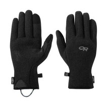 야외 연구 남성용 플러리 센서 장갑, 02.중간, 01.검은색