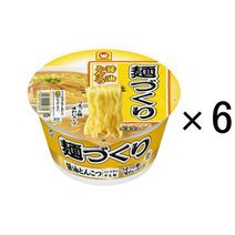 일본 라면 컵누들 동양수산 마루짱 돈코츠 간장 6팩, 1개