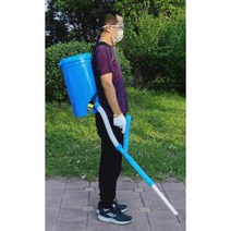 비료살포기 염화칼슘살포기 수동 사료 농약 분사, 살포기[점압식+스테인리스 삽]