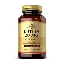 솔가 루테인 20 mg 60 소프트젤 - 눈 건강 지원 - 블루 라이트 필터링에 도움 - 플로라글로 루테인 함유 - 유전자 변형 성분 없음 글루텐 없음 유제품 없음 - 60인분