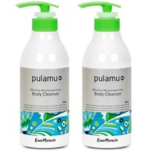EM 풀라무 샤워 목욕 고보습 촉촉 바디클렌저 500ml 2병