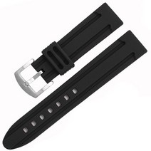 Zeblaze VIBE 6 5 3 PRO GPS NEO 2 용 실리콘 스트랩 블랙 스포츠 손목 교체 팔찌 밴드 시계, 01 Black Silver_04 VIBE 6