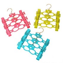 플라스틱바지걸이3P 집게걸이 옷걸이 바지걸이 행거 치마걸이 778EA, 본품