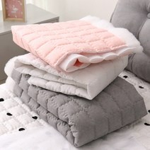 [천연꼰사 인견 누빔지] 무지3color 90332, 그레이