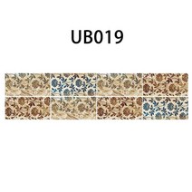 롱브릭타일 접착식파벽돌 파벽돌 방수 자체 접착 벽 스티커 PVC 모조 대리석 긴 벽돌 주방 욕실 벽지, 20 19