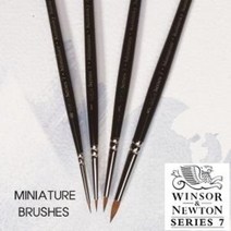 윈저앤뉴튼 콜린스키 세이블 흑담비 수채화붓 시리즈7 Miniature Brush / 옵션선택, 0호