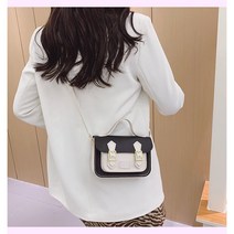 수지네작업실 가죽가방 DIY 미니데일리샤첼 퀼트 만들기 국내 배송 가죽공예, 미니샤첼백 블랙&화이트