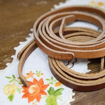 짱패브릭 (1쌍) 68cm천연가죽핸들-빈티지베지터블 2color, 태닝브라운