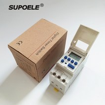 스위치 봇 자동불끄기 IOT 일일 주간 프로그래밍 가능 디지털 타이머 DIN 레일 타임 릴레이 16A 220V AC 230V 110V 24V 12VDC THC15A 1 개, [02] 24V
