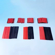 멀티 케이블 절연방수 수축튜브세트 하네스작업 튜브, 검, 상세 참조