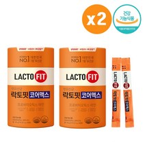종근당 락토핏 생유산균 코어 프로바이오틱스 아연 유산균 라토픽 60포 x 3통 6개월분, 구성선택, 60포X2통_4개월분