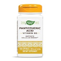 네이처스웨이 판토텐산 비타민B5 500mg 100정 2통, 무향, 100개 (2팩)