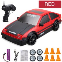 TR007 원격 제어 24 스케일 드리프트 카4WD 및 15 kmh 속도 4 채널 RC 자동차로 모든 지형 장착, RD