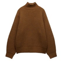 ZARA 하이넥 스웨터 풀오버 하프 터틀넥 00014129751