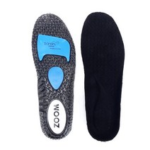 평발깔창 아치보호 기능성 족저근막 PORON 에어 쿠션 PU 메모리 폼 신발 Insoles 아치 지원 스포츠 단독 삽, 02 39-42, 04 Black B