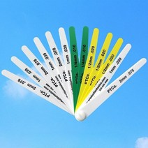 플라스틱 틈새 게이지 수동 두께 갭 눈금자 측정 내폭 내경 필러, 01. 0.1 2.0 간격 0.1 20개