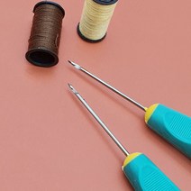 프레이즈 후크식 송곳 diy 공예용 패브릭 패턴지 가죽 수선 도구 구두 신발 가방 바느질 작업용 훅형 후크 타입