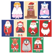 마음담아 입체 크리스마스 카드 엽서 스티커 장식, 09. 오픈핸즈 10종(랜덤발송), 1개