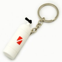 다이빙컴퓨터 노스엣지 프리다이빙스바 다이빙 에어 탱크 키 체인 실리콘 링 다이버 선물 기념품 5 색 1, 05 white