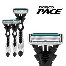 도루코 페이스6 휴대용 6중날 면도기 3개입, 1세트 （3개입）