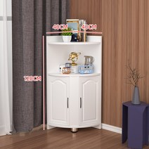 좁은집 원룸 모던 거실 인테리어 깔끔한 선반 가구 주방 모서리 감성, 화이트40x40x120, 조립하다.