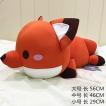 여우 쿠션 모찌 동물 베개 애착인형 말랑 토끼 오리, 여우_중