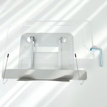 윤랩 아크릴 투명독서대, 실버투명