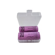 26650 배터리 5000mah 2개세트 3.7V 18.5WH 충전지 2구케이스포함, 26650배터리5000MAH2개