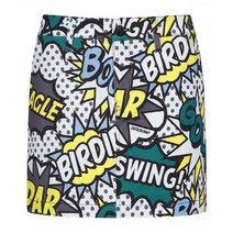 파리게이츠 파리게이츠반바지 F 52102PNJ53_GN 그린 여성 카툰 프린트 큐롯스커트