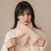 언니닷컴 토끼털 쁘띠 목도리 7color 여성 머플러 가을 털 겨울 에코퍼 페이크퍼