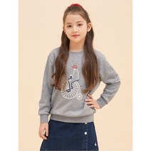 [빠른출고]/빈폴 BEANPOLE KIDS 나야나 자전거 스웨트 셔츠 그레이 (BI3141U083)