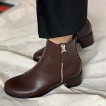 5cm 옆지퍼 청바지 원피스 앵클 부츠 예쁜부츠 숏부츠