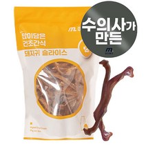 마이베프 많이담은 강아지 건조간식 300g, 돼지귀슬라이스, 1개