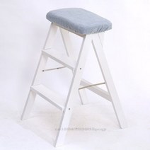 캠핑 가정용 2단 3단 접이식 폴딩 사다리 61, 쿠션 라이트 블루