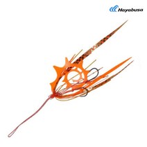 하야부사 드래곤 컬리 참돔 타이라바 훅 세트 SE184, 01  레드새우