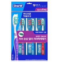 [RAΞ] PG)오랄비 후레쉬클린 칫솔(6입) 브러 부드러운 치솔 아관리 아용 아러시 러시 치아 ▷_8θ270eA, θ본상품w, 옵션무[#@$]