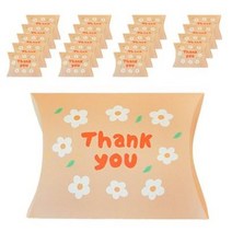 반달 땡큐 데이지 선물 포장상자 소, 살구, 140개