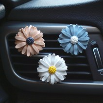 미니 데이지 자동차 석고방향제 차량 송풍구 방향제 석고리필액5ml 증정 답례품 기념품 선물, 그린, 석고리필액10ml(주문향동일), 블랙베리앤베이