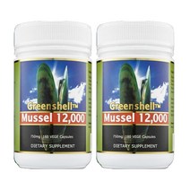 Bethel Health Greenshell Mussel 12 000 베델헬스 뉴질랜드 초록입홍합 12 000mg 180캡슐 2팩