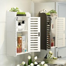 수납 다용도 화장실 수건 세면도구 벽걸이 정리 선반