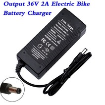 완속홈충전기42V 2A 전기 스쿠터 충전기 Li 배터리 팩 36V 2A 전기 자전거 호버 보드 밸런스 휠체어 배터, 42V 2A DC_UK